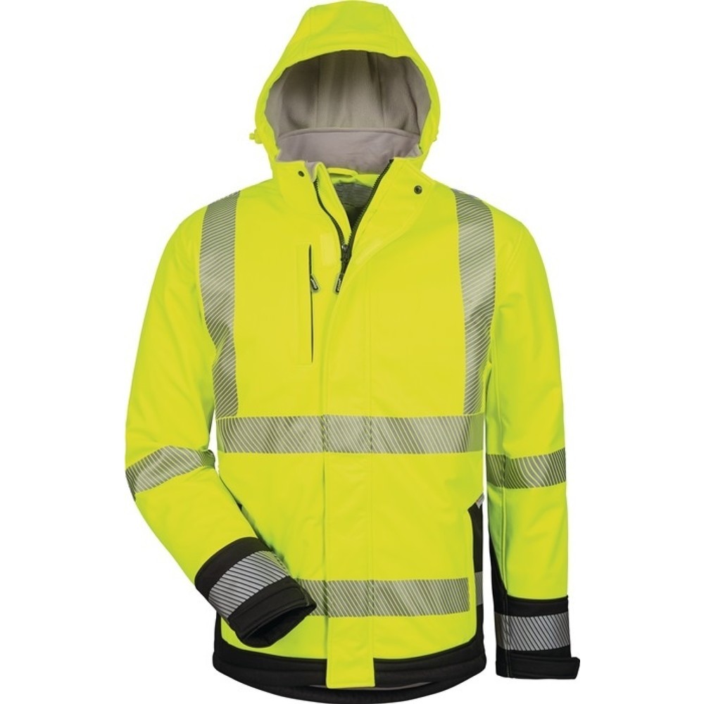 Produktabbildung: ELYSEE Warnschutz-Softshelljacke Melvin Gr.M