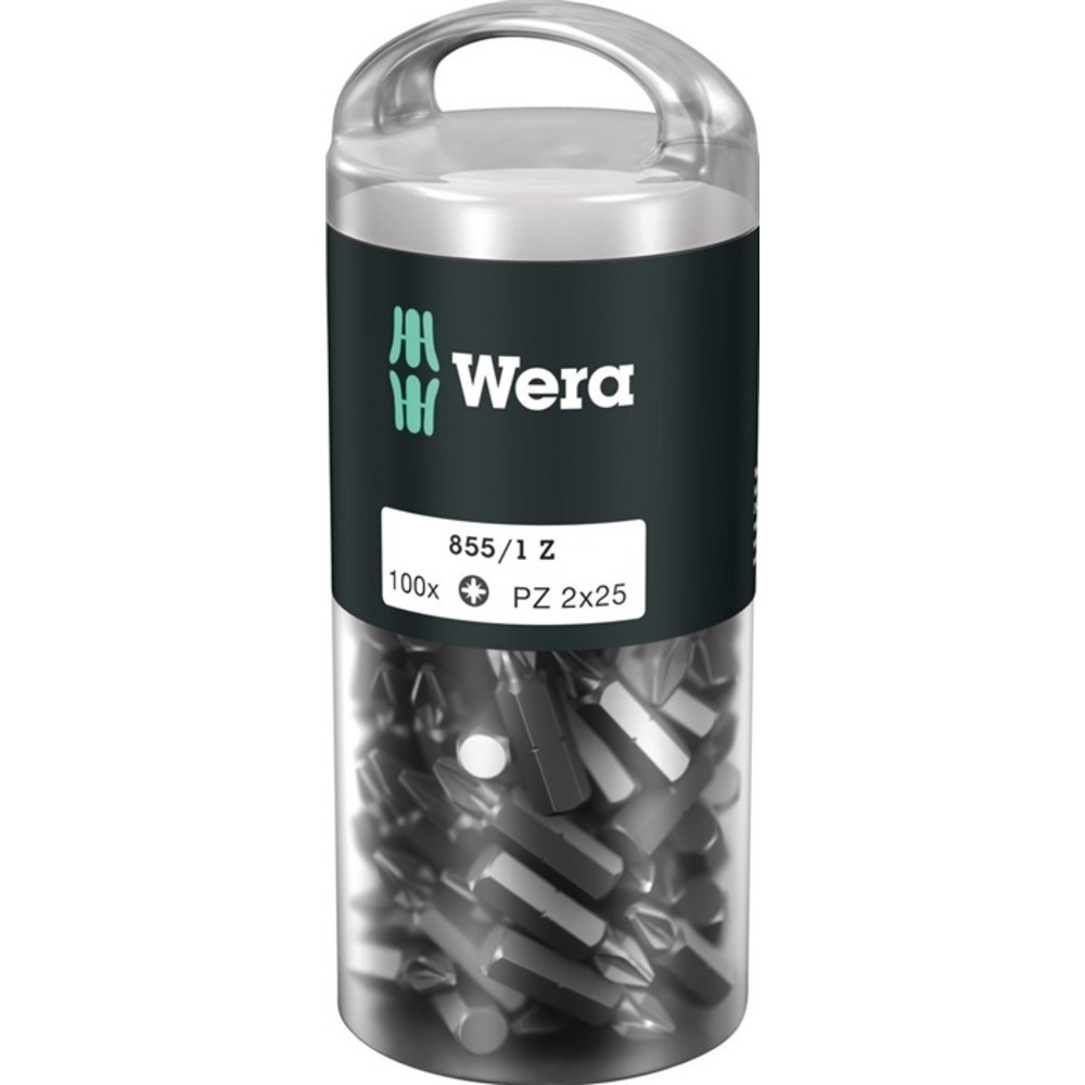 Produktabbildung Nr. 4: Grand paquet d'embouts 855/1 Z PZD 2 longueur 25 mm 100 pièces/boîte WERA
