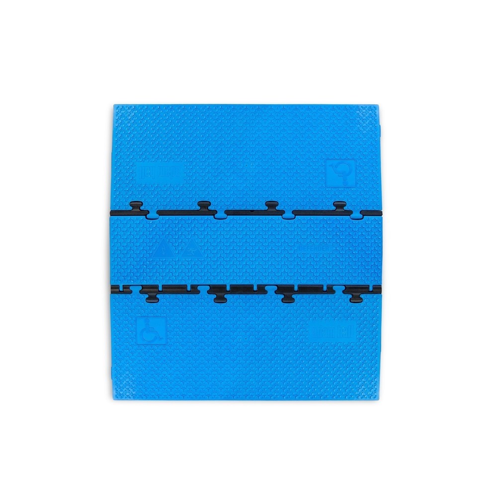 Produktabbildung Nr. 3: Ensemble de rampes d’accès avec passage de câbles Defender® MIDI 5 2D by Adam Hall, bleu