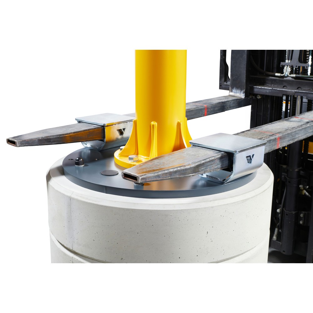 Produktabbildung Nr. 2: Entrées de fourches pour la grue pivotante VETTER, palan électrique à chaîne LIFTKET inclus (ouverture 190x80 mm pour fourches 150x50 mm)