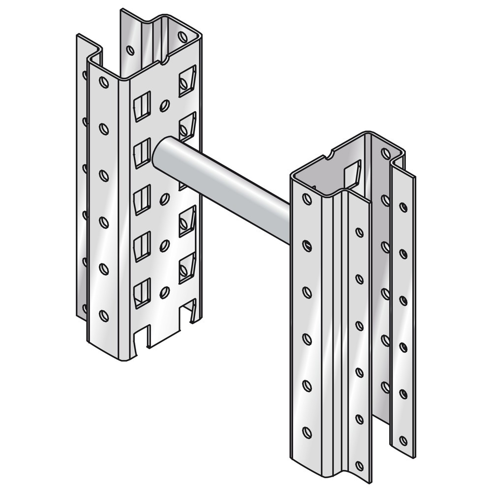 Produktabbildung Nr. 3: Entretoise pour rayonnage à palettes META MULTIPAL, longueur 100 mm