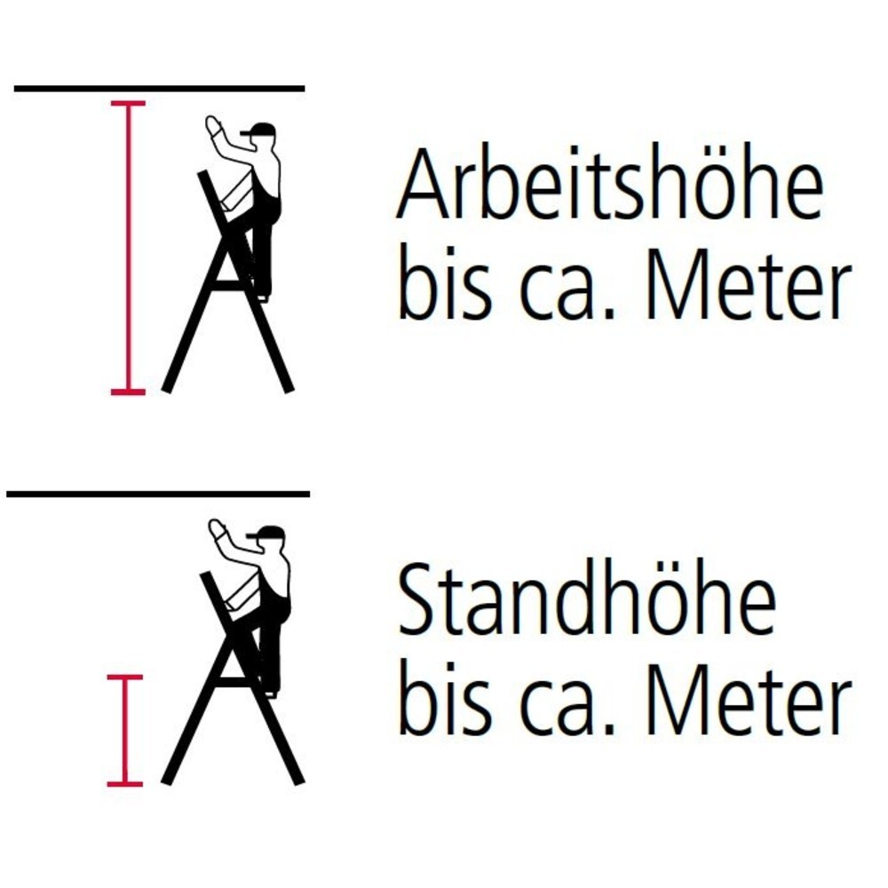 Produktabbildung Nr. 4: Escabeau à marches KRAUSE® Profi, accessible d’un seul côté, hauteur déployée 2,80 m