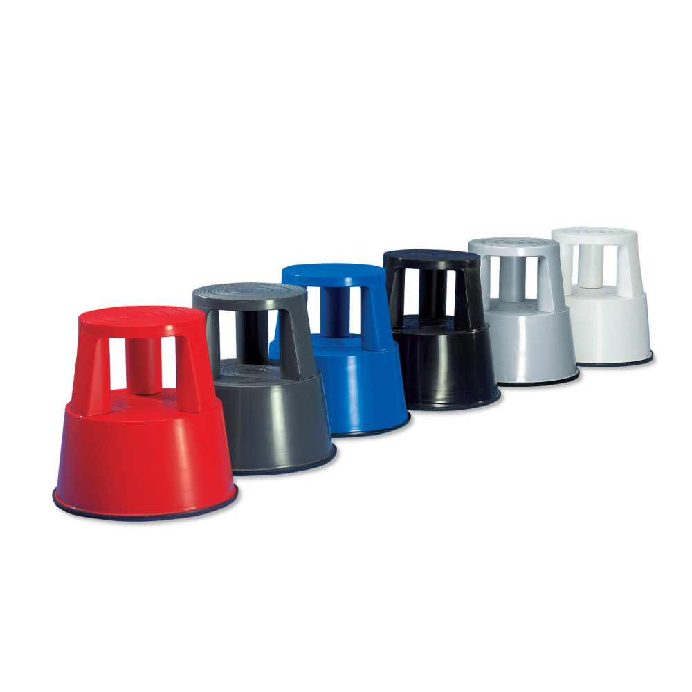 Produktabbildung Nr. 2: Tabouret à roulettes en plastique, capacité de charge de 150 kg, blanc pur