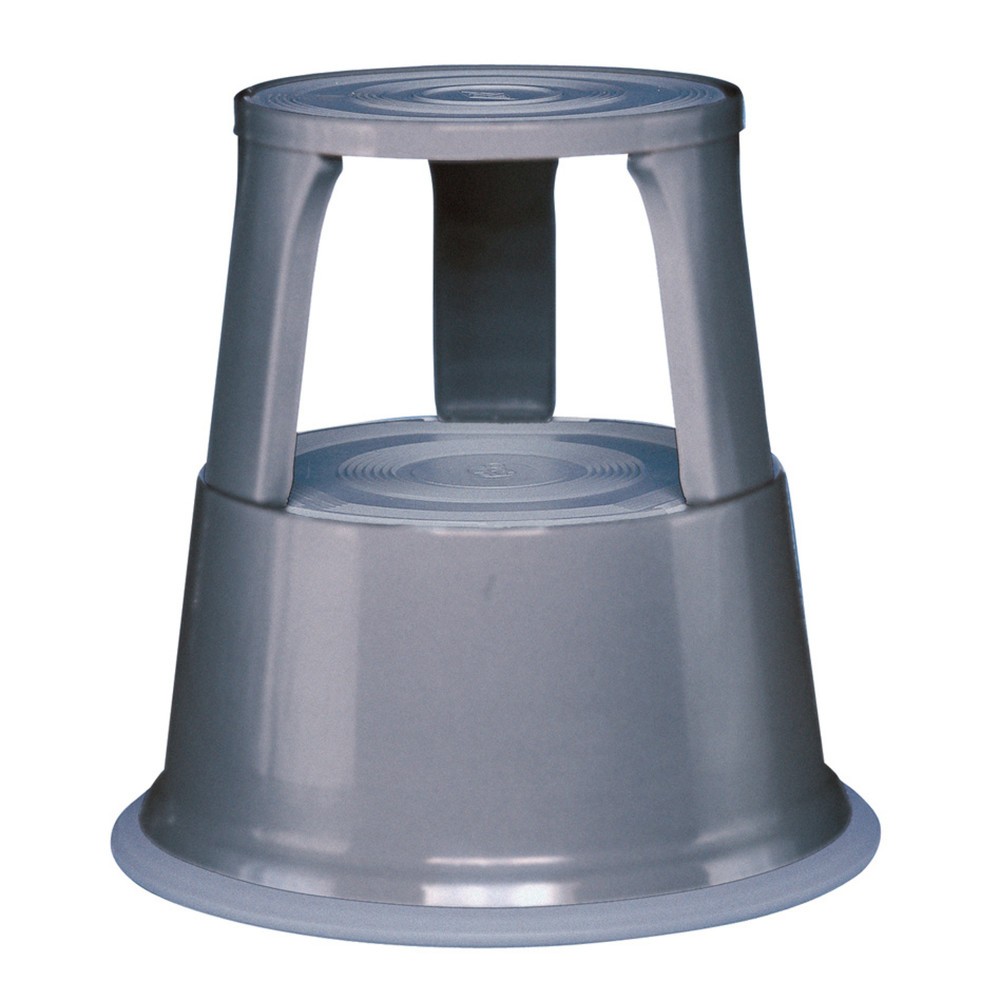 Illustration du produit: Tabouret à roulettes en tôle d’acier, capacité de charge de 150 kg, gris basalte
