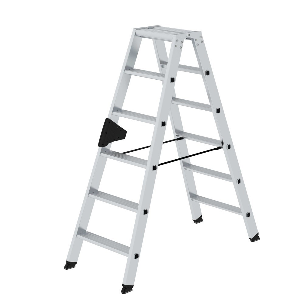 Produktabbildung Nr. 1: Escabeau, 2 côtés piétonnant, 2 x 6 marches