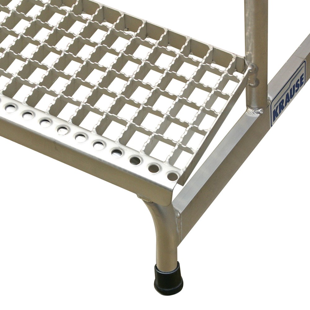Produktabbildung Nr. 2: Escabeau de montage KRAUSE® avec marches grillagées, hauteur déployée 1 m