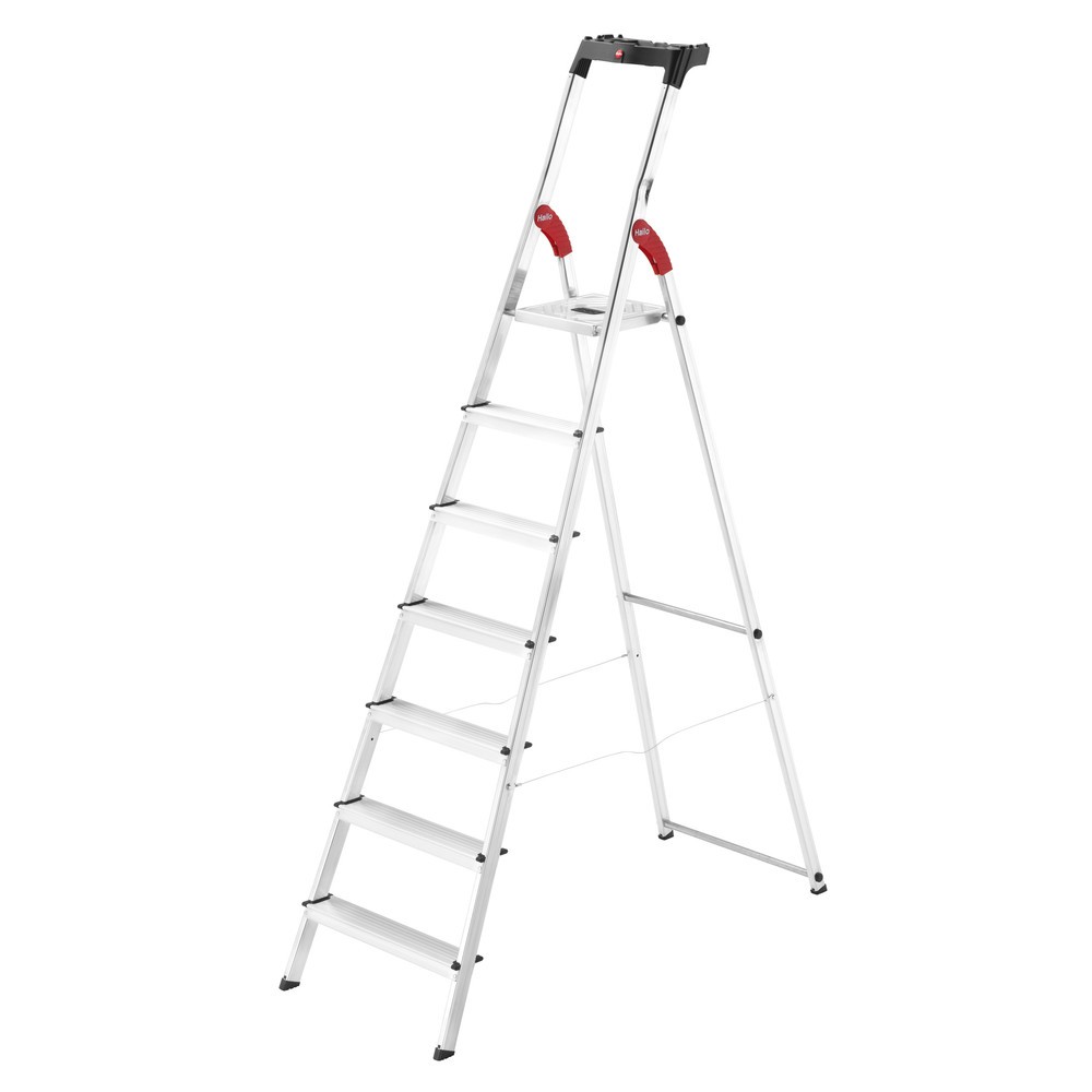 Produktabbildung Nr. 1: Escabeau double à marches Hailo StandardLine, hauteur de travail 1,50 m