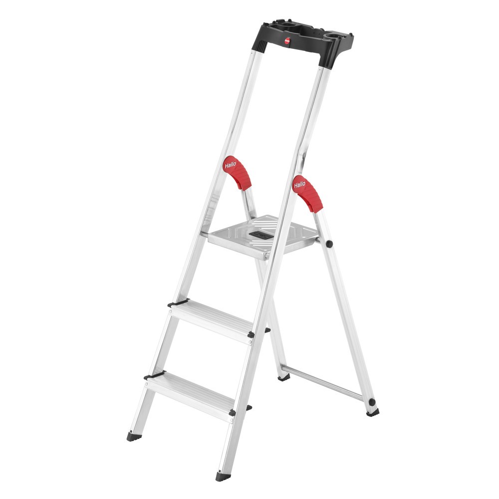 Produktabbildung Nr. 1: Escabeau double à marches Hailo StandardLine, hauteur de travail 0,63 m