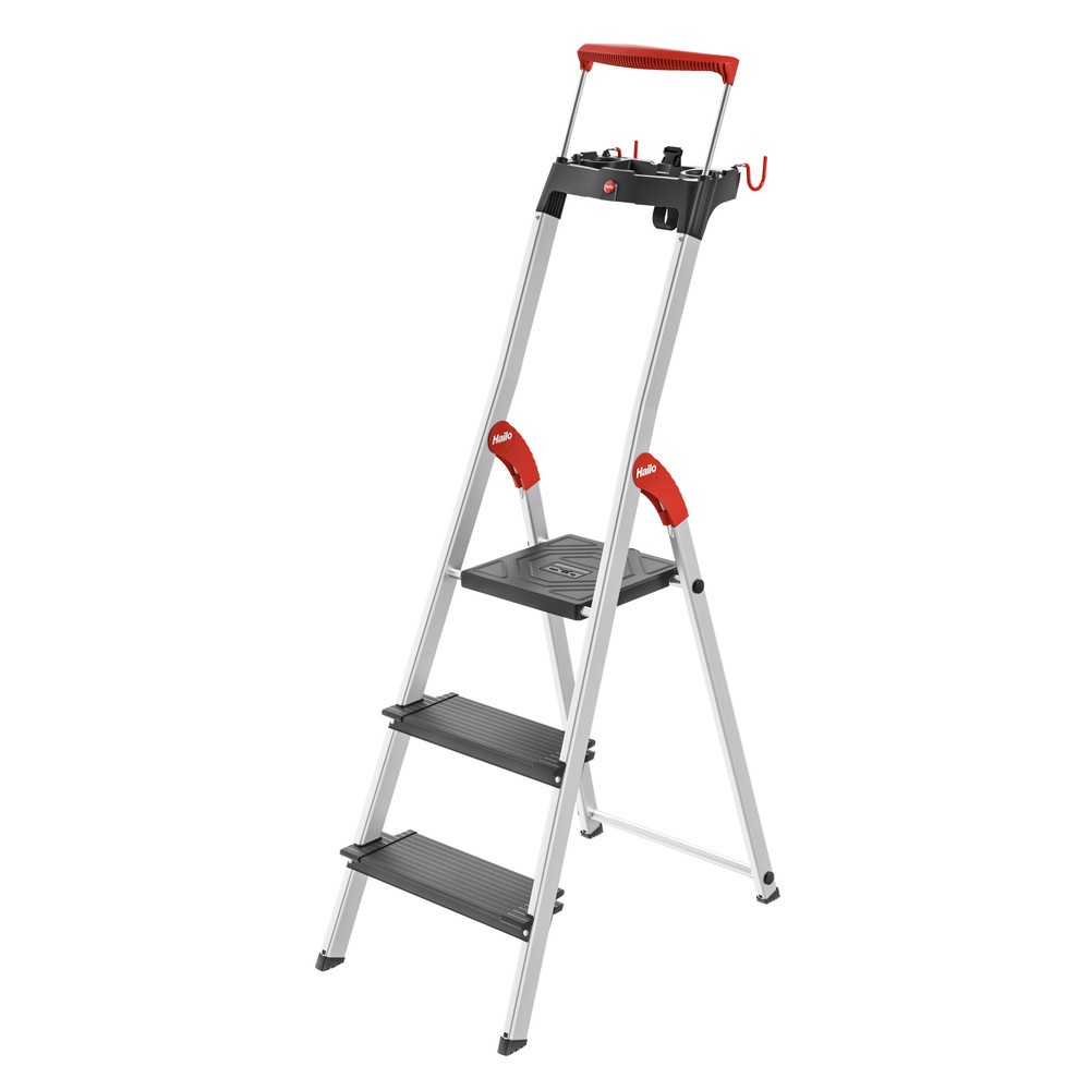 Illustration du produit: Escabeau double à marches Hailo TopLine, hauteur de travail 0,63 m