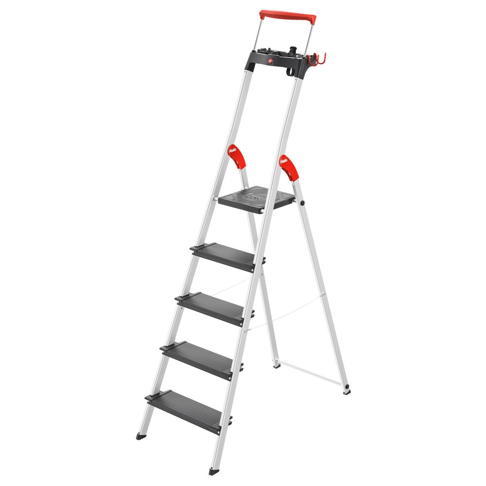Produktabbildung Nr. 1: Escabeau double à marches Hailo TopLine, hauteur de travail 1,07 m