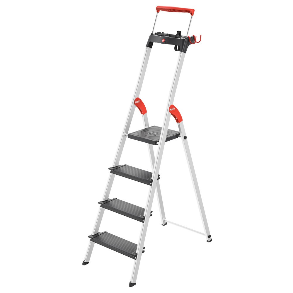 Produktabbildung Nr. 1: Escabeau double à marches Hailo TopLine, hauteur de travail 0,85 m