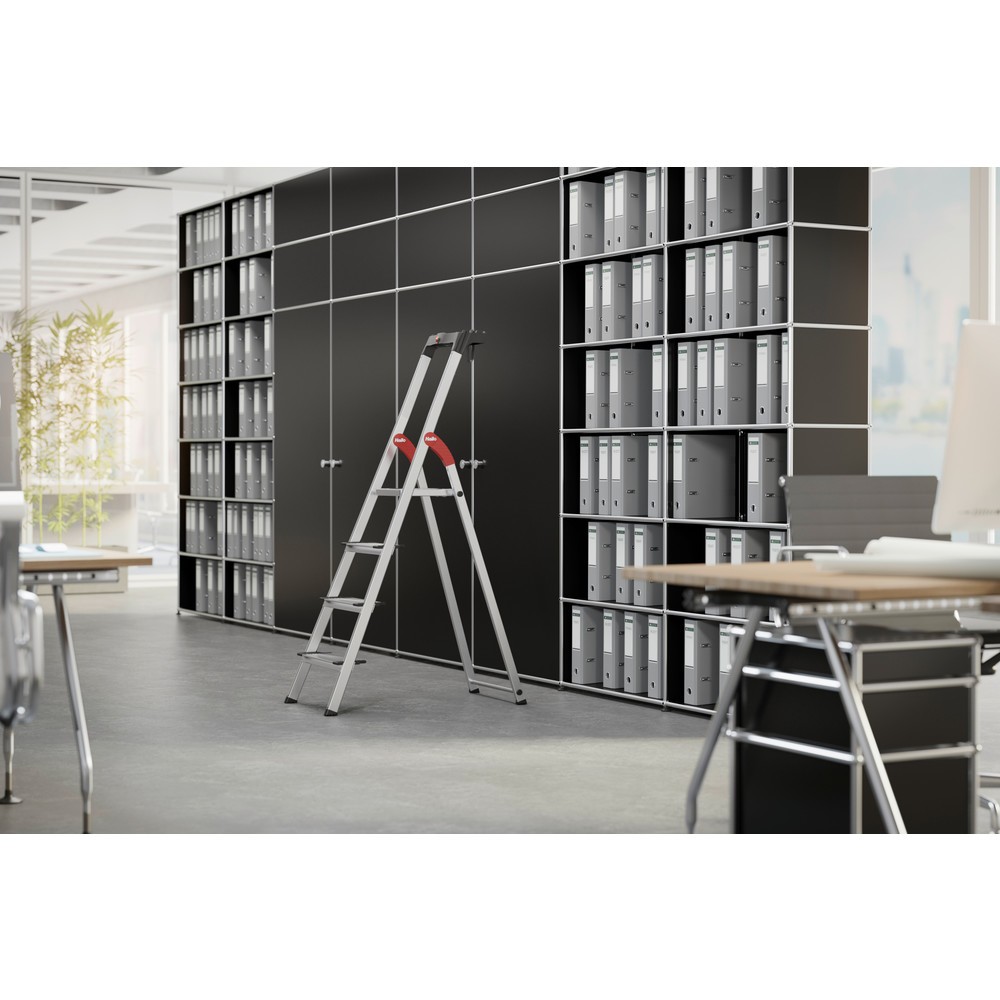 Produktabbildung Nr. 8: Escabeau double à marches Hailo ComfortLine, hauteur de travail 0,85 m