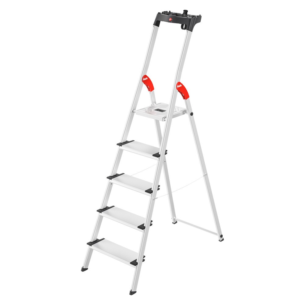 Produktabbildung Nr. 1: Escabeau double à marches Hailo ComfortLine, hauteur de travail 1,07 m