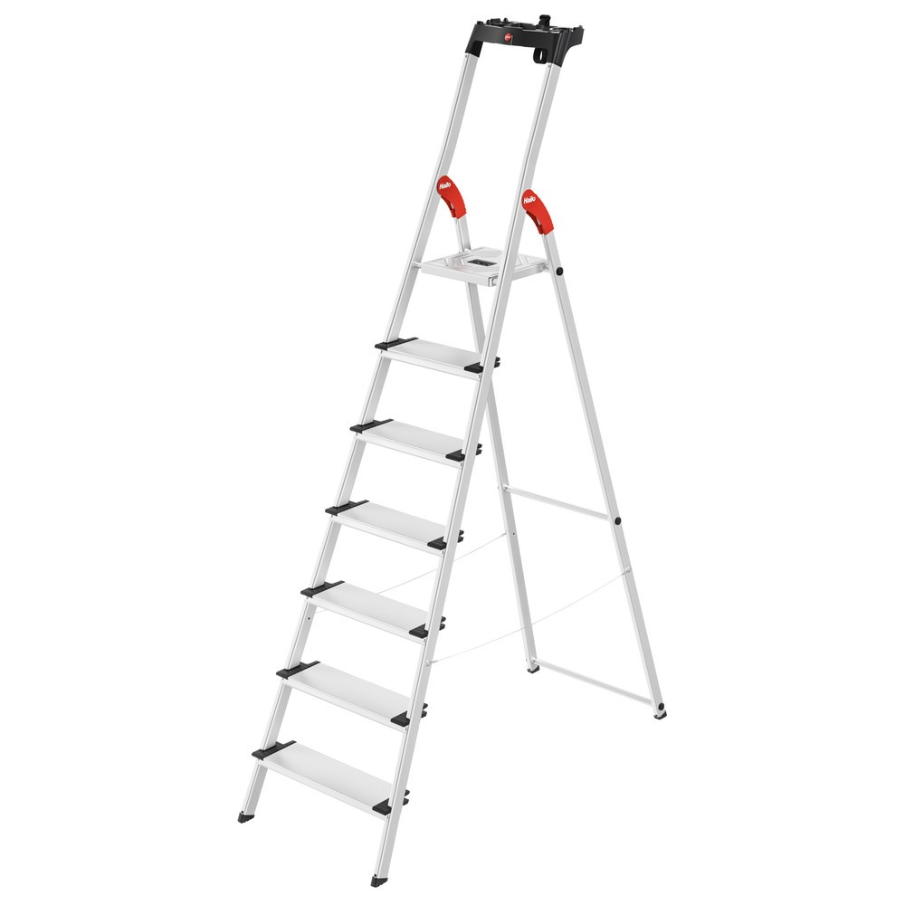 Produktabbildung Nr. 1: Escabeau double à marches Hailo ComfortLine, hauteur de travail 1,50 m