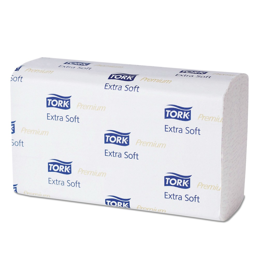 Illustration du produit: Essuie-mains TORK® Premium, interfoliés, 2 100 essuie-mains, extra-doux