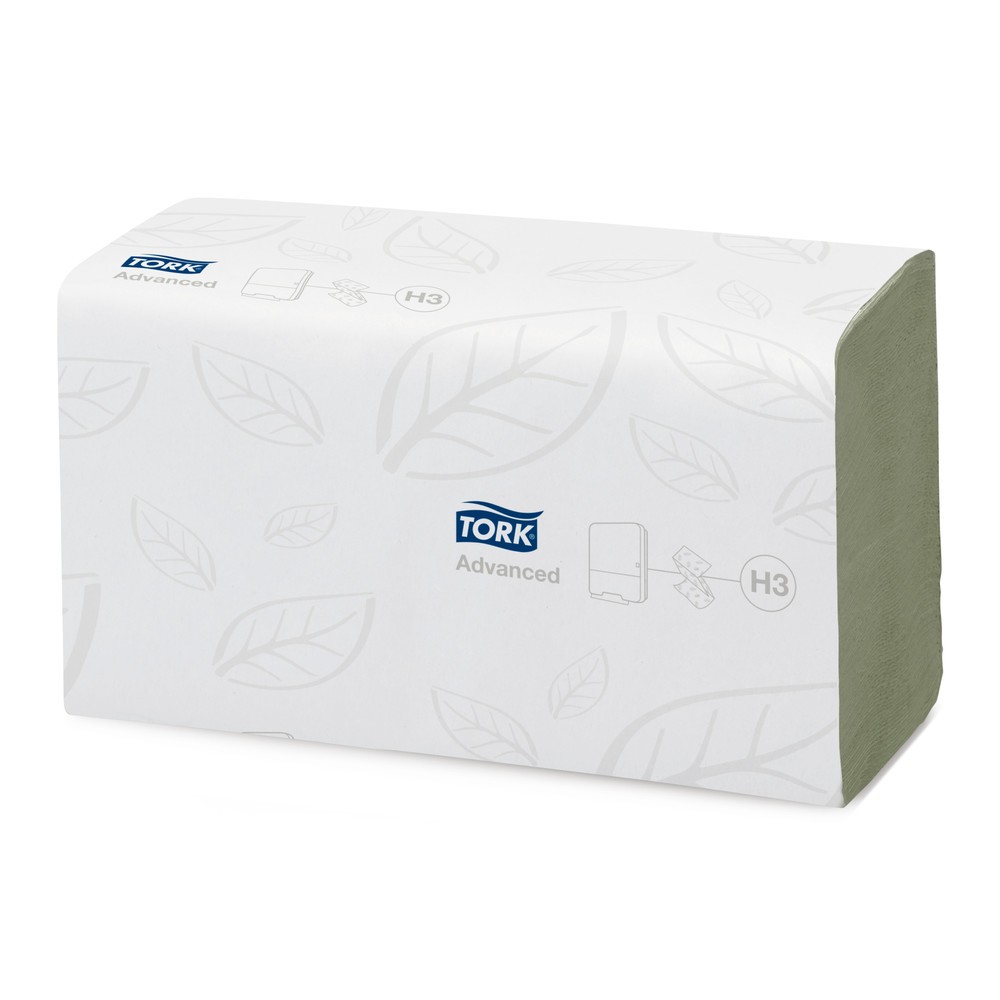 Illustration du produit: Essuie-mains TORK® Advanced, pliés en zigzag, vert