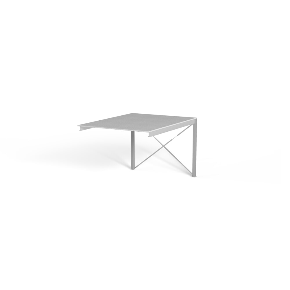 N° de l'image du produit 7 : Estrade pour système de plates-formes de stockage modulaire, sortie par la gauche, gris clair