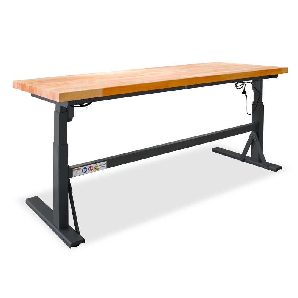 Produktabbildung Nr. 7: Établi électriquement réglable en hauteur e-Adjust Steinbock®, H x l x p 700-1 170 x 2 000 x 750 mm, capacité de charge 350 kg