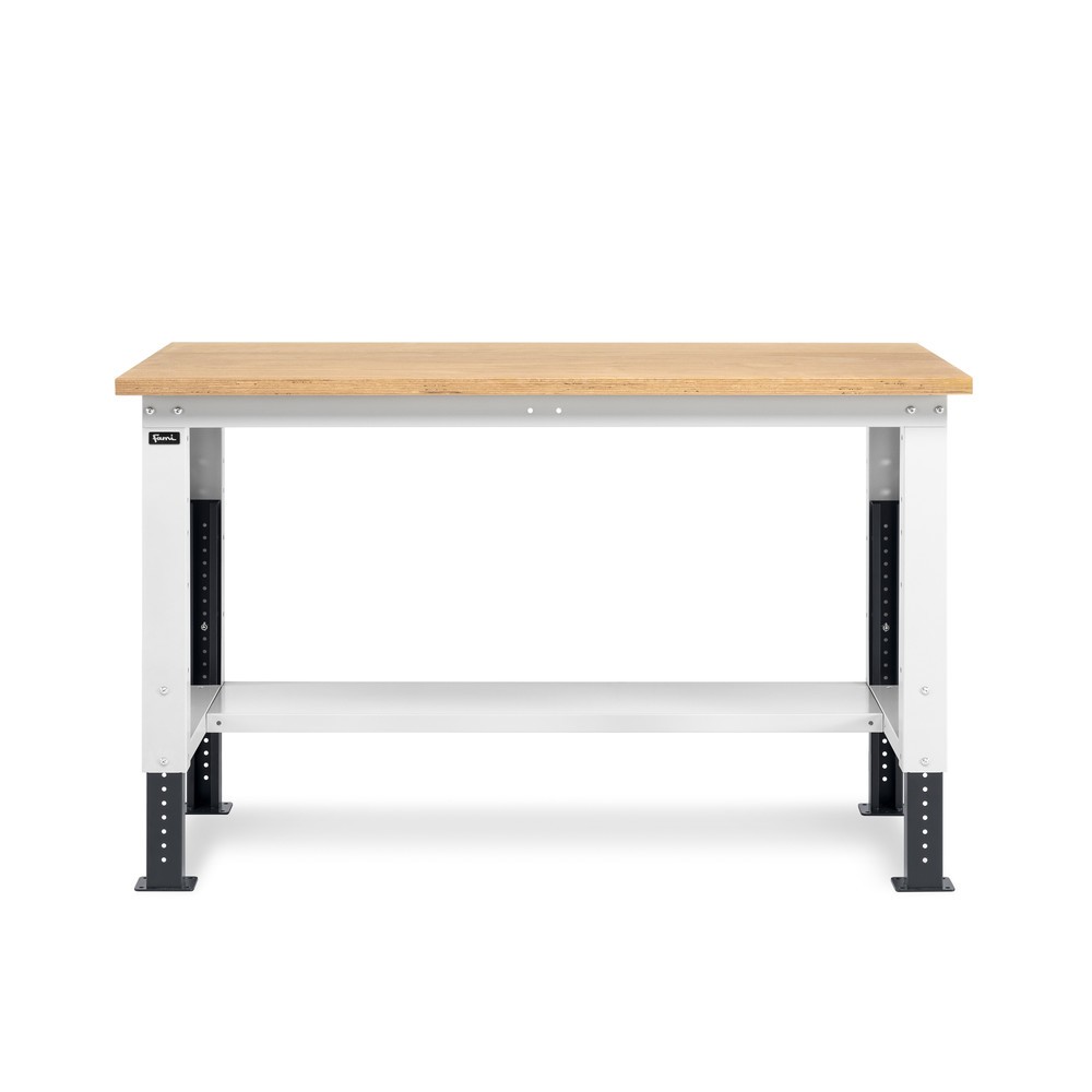 Produktabbildung Nr. 4: Établi Fami, réglable en Hauteur de construction, capacité de charge 1 000 kg, HxLxP 740-1,110 x 1500 x 750 mm, gris clair/RAL 7016 gris anthracite