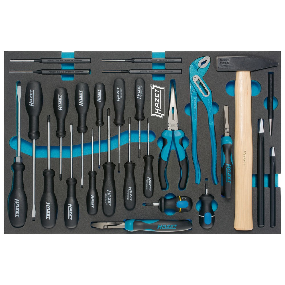 Produktabbildung Nr. 3: Établi mobile HAZET®, 7 tiroirs, H x l x P 934 x 1 040 x 520 mm, outils inclus