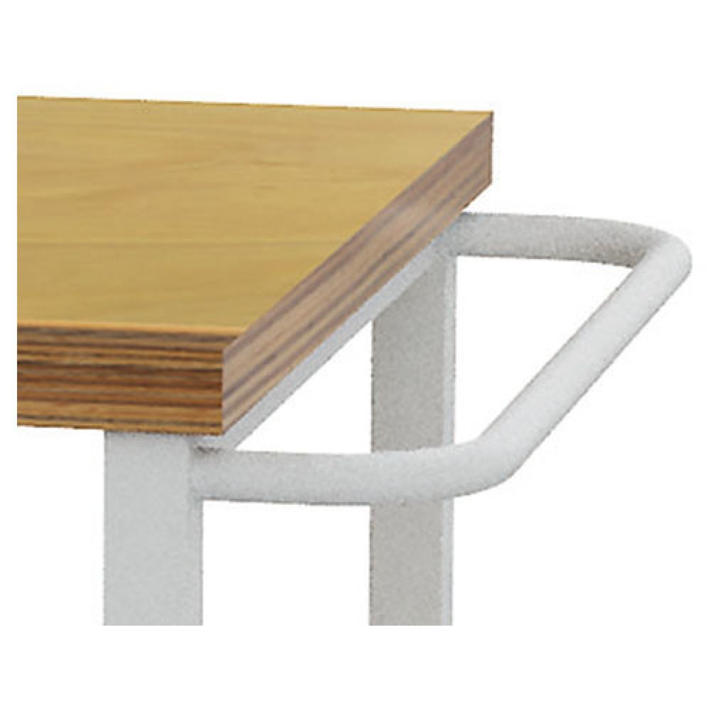 Produktabbildung Nr. 3: Établi mobile R 18-24 Bedrunka+Hirth, H x l x P 950 x 1 250 x 750 mm, gris clair, gris anthracite, 5 tiroirs 3 x 100 mm + 2 x 150 mm, 1 porte battante 1 x 600 mm