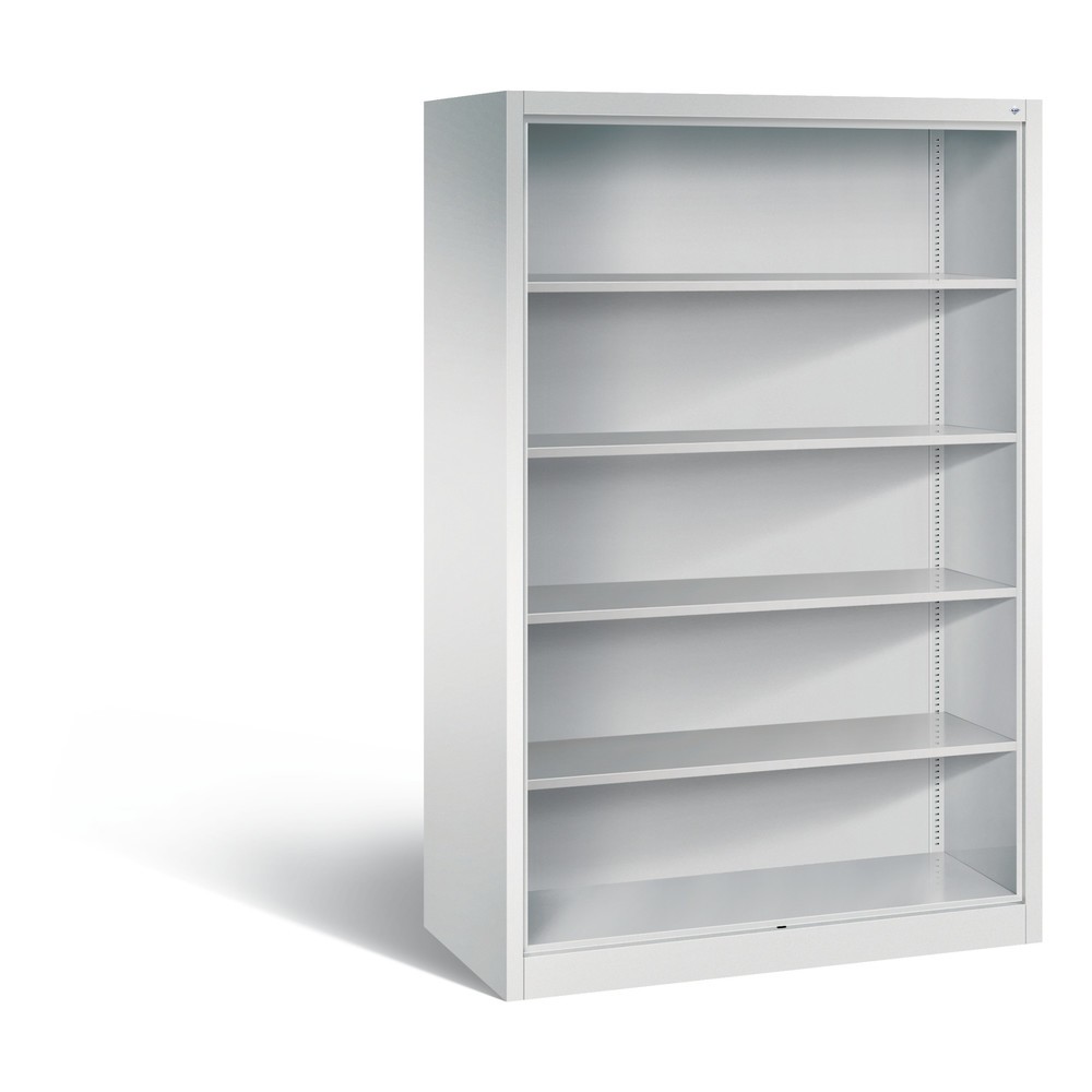 Produktabbildung Nr. 1: Étagère à dossiers C+P série 900, H x l x P 1 950 x 1 200 x 600 mm, gris clair