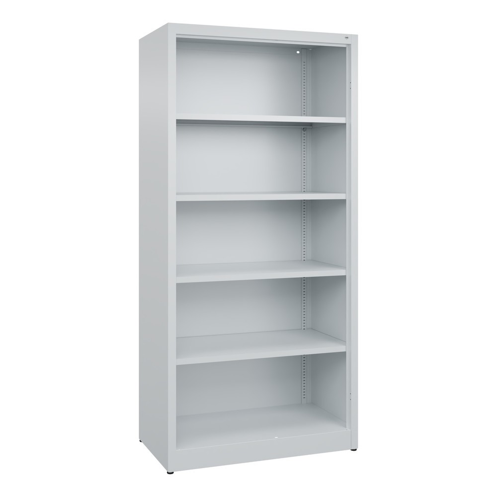 Illustration du produit: Étagère à dossiers C+P série 900, H x l x P 1 950 x 930 x 500 mm, gris clair