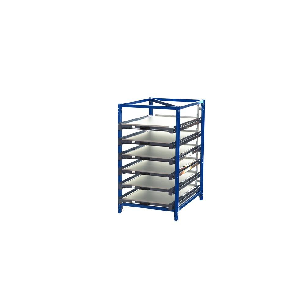 Illustration du produit: Rayonnage extractible, 6 tiroirs