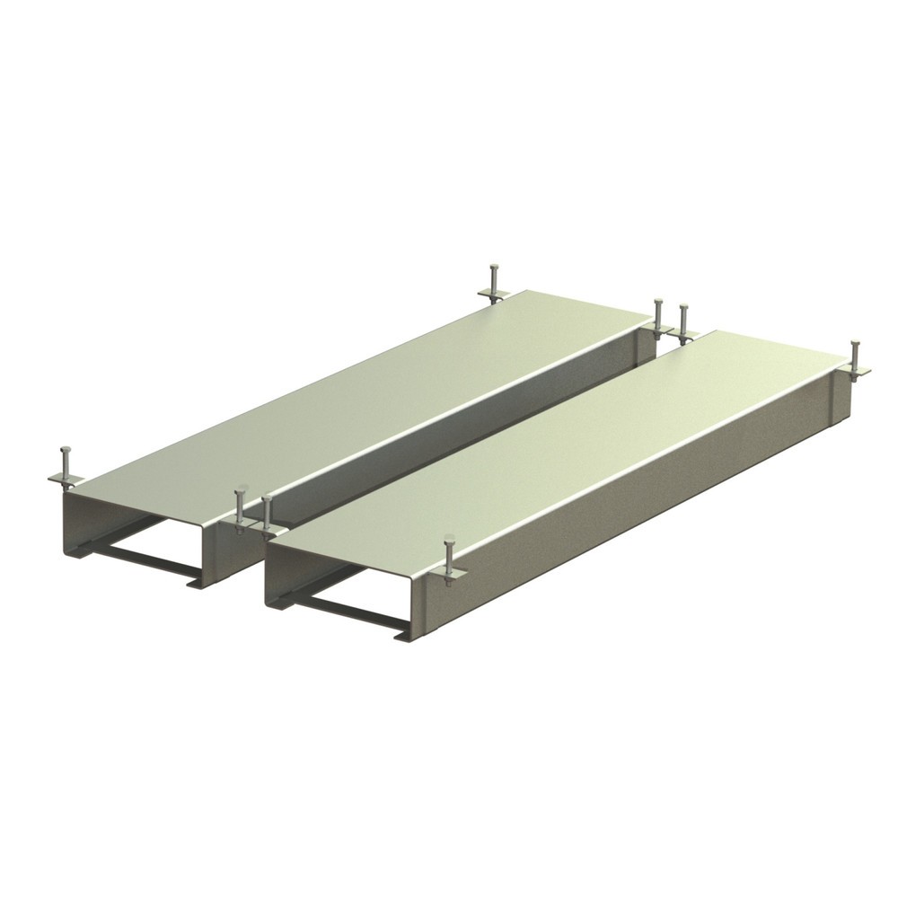 Produktabbildung Nr. 2: Étagère coulissante compacte à 4 tiroirs, charge par tablette 150 kg, hauteur 1 700 mm, avec entrées de fourche
