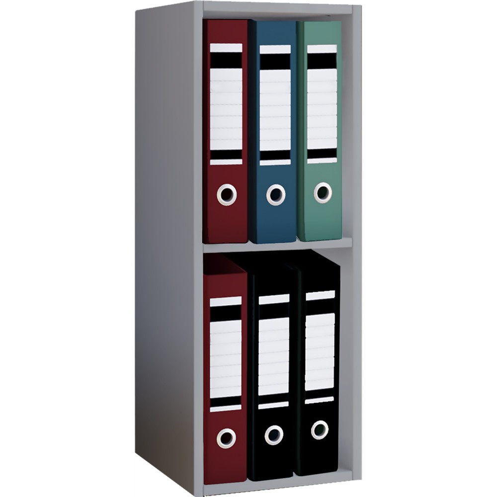 Illustration du produit: Étagère de bureau Offas 2 compartiments, gris