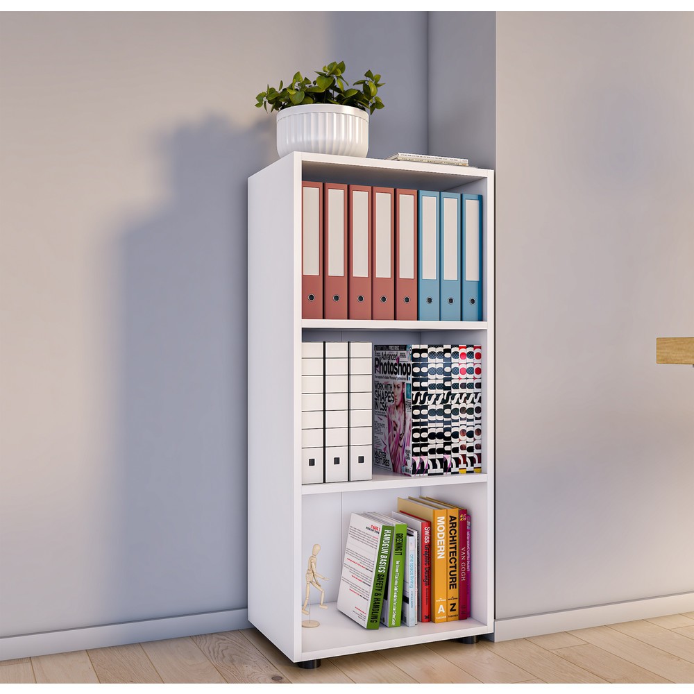 Produktabbildung Nr. 3: Étagère Ulas 3 compartiments, blanc