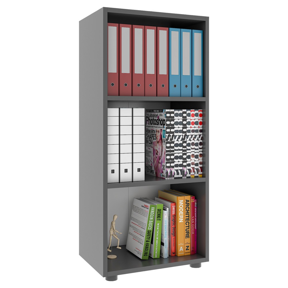 Produktabbildung Nr. 1: Étagère Ulas 3 compartiments, anthracite