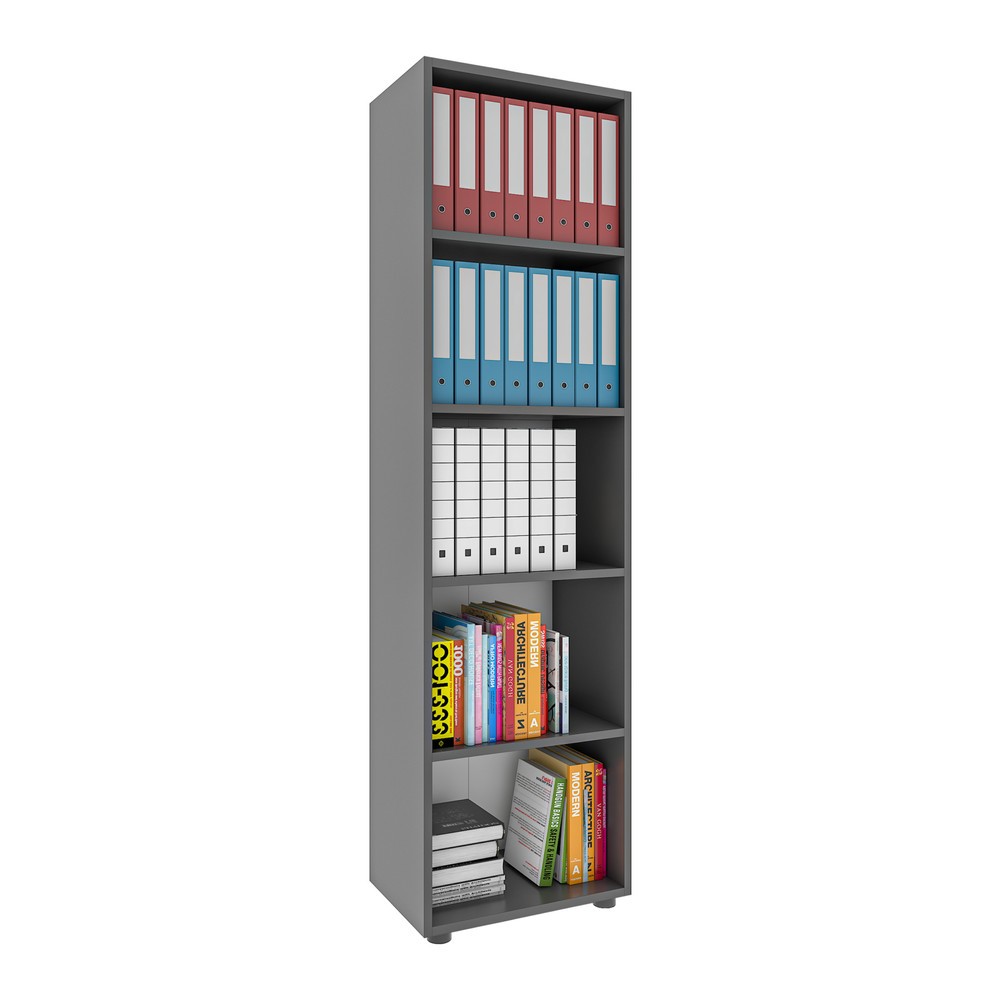Illustration du produit: Étagère Ulas 5 compartiments, anthracite