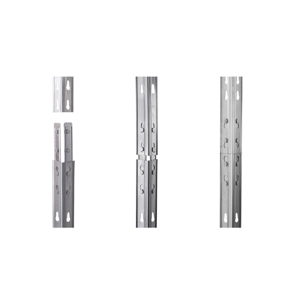 Produktabbildung Nr. 2: Étagère extérieure à grande portée avec étagères en grille, HxLxP 1800 x 1500 x 600 mm