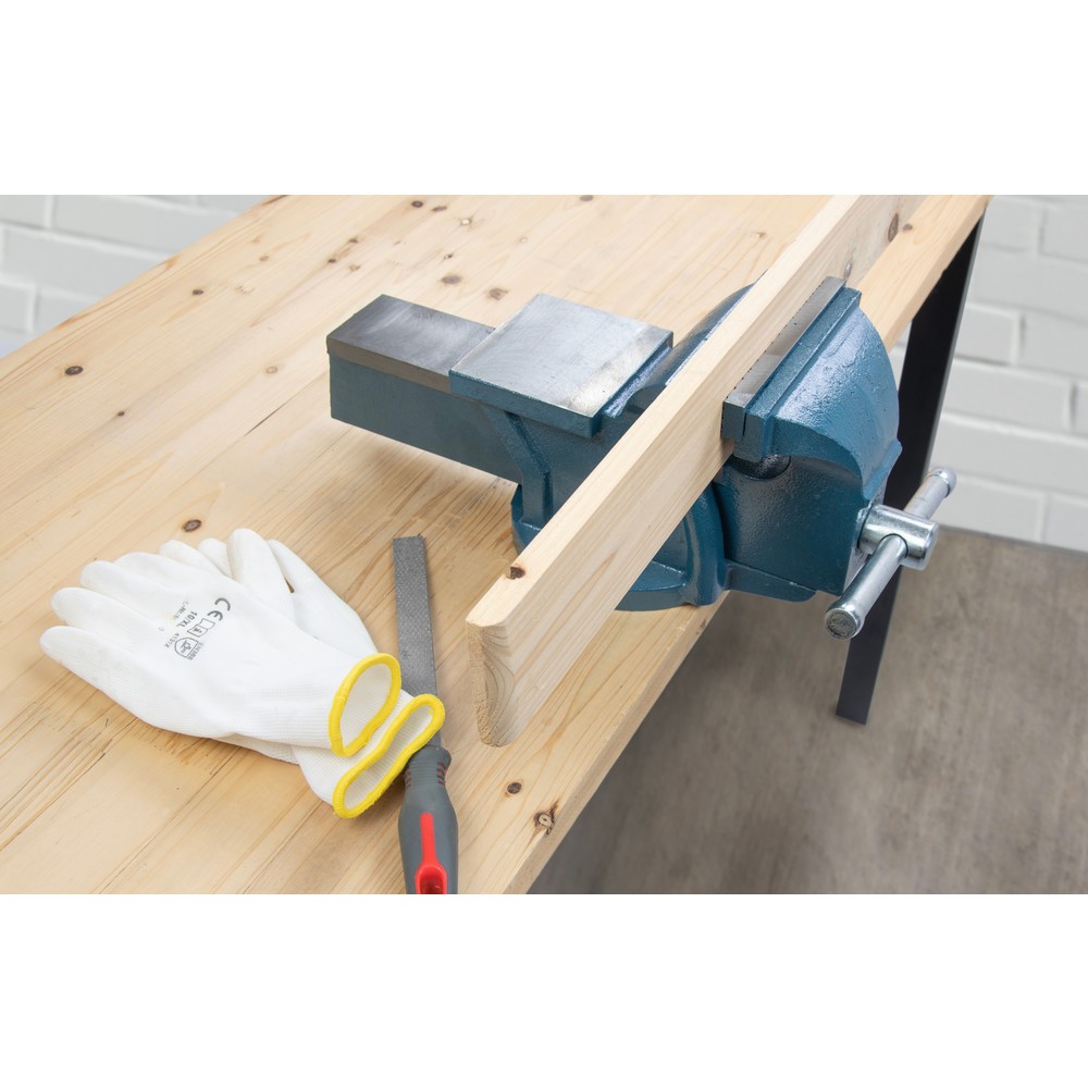 Produktabbildung Nr. 10: Étau Steinbock®, fixe, en fonte robuste, largeur de mors 150 mm