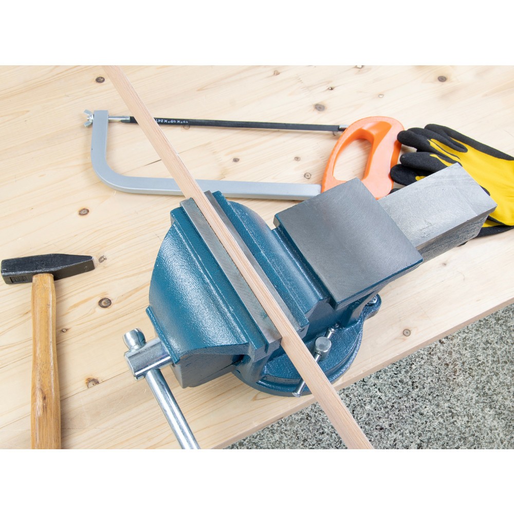 Produktabbildung Nr. 8: Étau Steinbock®, rotatif et verrouillable, en fonte robuste, largeur de mors 150 mm