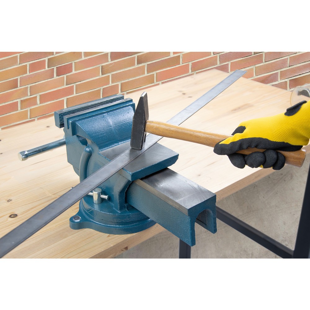 Produktabbildung Nr. 10: Étau Steinbock®, rotatif et verrouillable, en fonte robuste, largeur de mors 150 mm