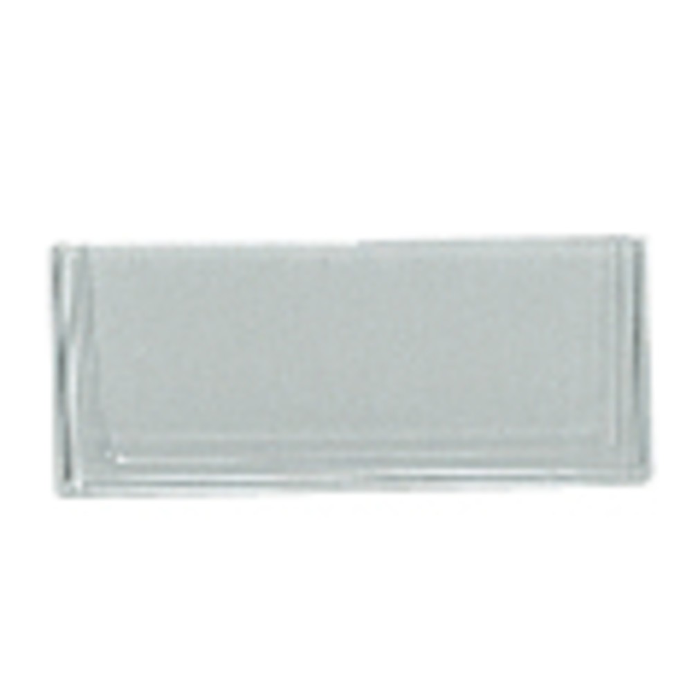 Illustration du produit: Étiquettes pour bacs de rayonnage en polypropylène sans fenêtre de visualisation, transparent, largeur 93 mm