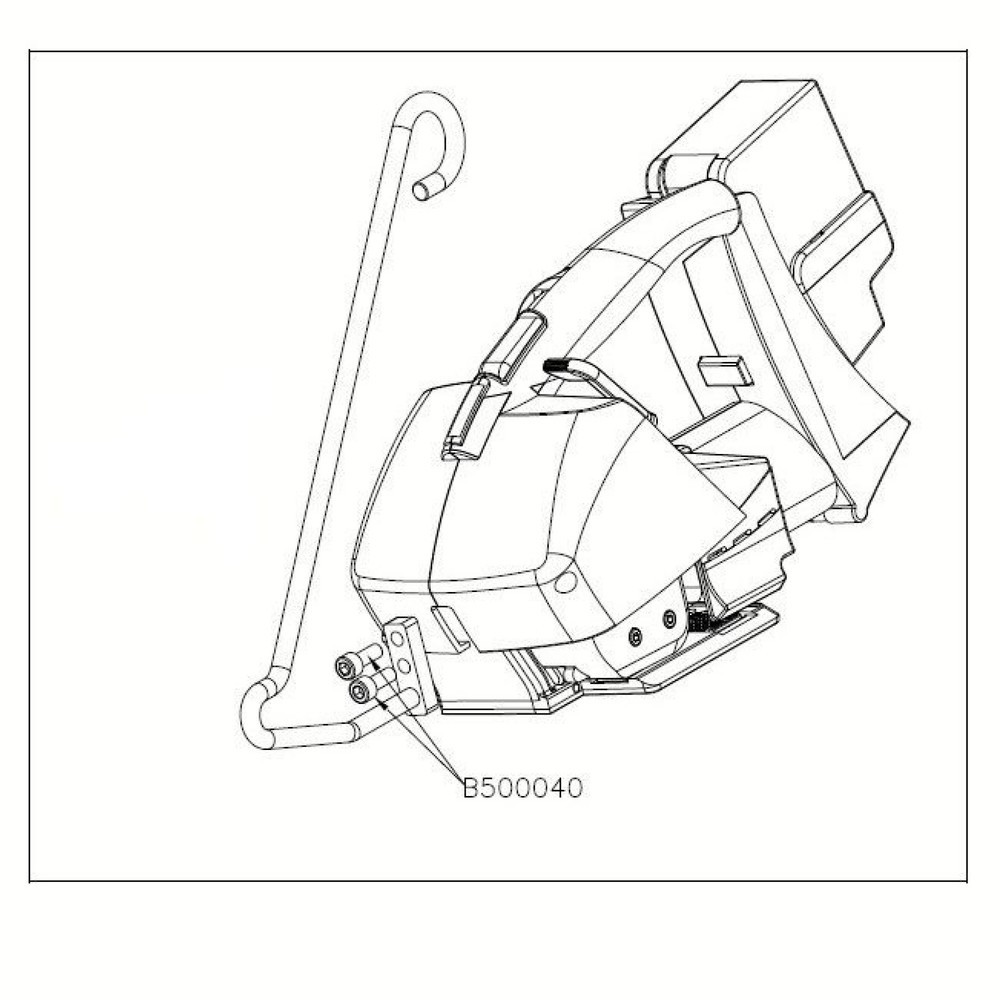 Produktabbildung Nr. 2: Étrier de suspension pour station de cerclage BW-XL, pour appareil sans fil BW-ECO + Basic