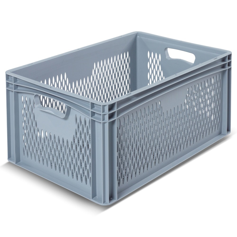 Produktabbildung: Alpha Eurobox aus PP mit durchbrochenen Wänden, 54,4 Liter, HxBxT 270 x 600 x 400 mm