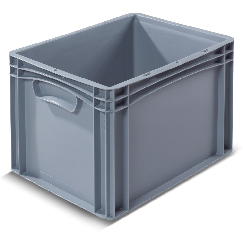 Produktabbildung: Alpha Eurobox aus PP mit geschlossenen Wänden, 25,6 Liter, HxBxT 270 x 400 x 300 mm