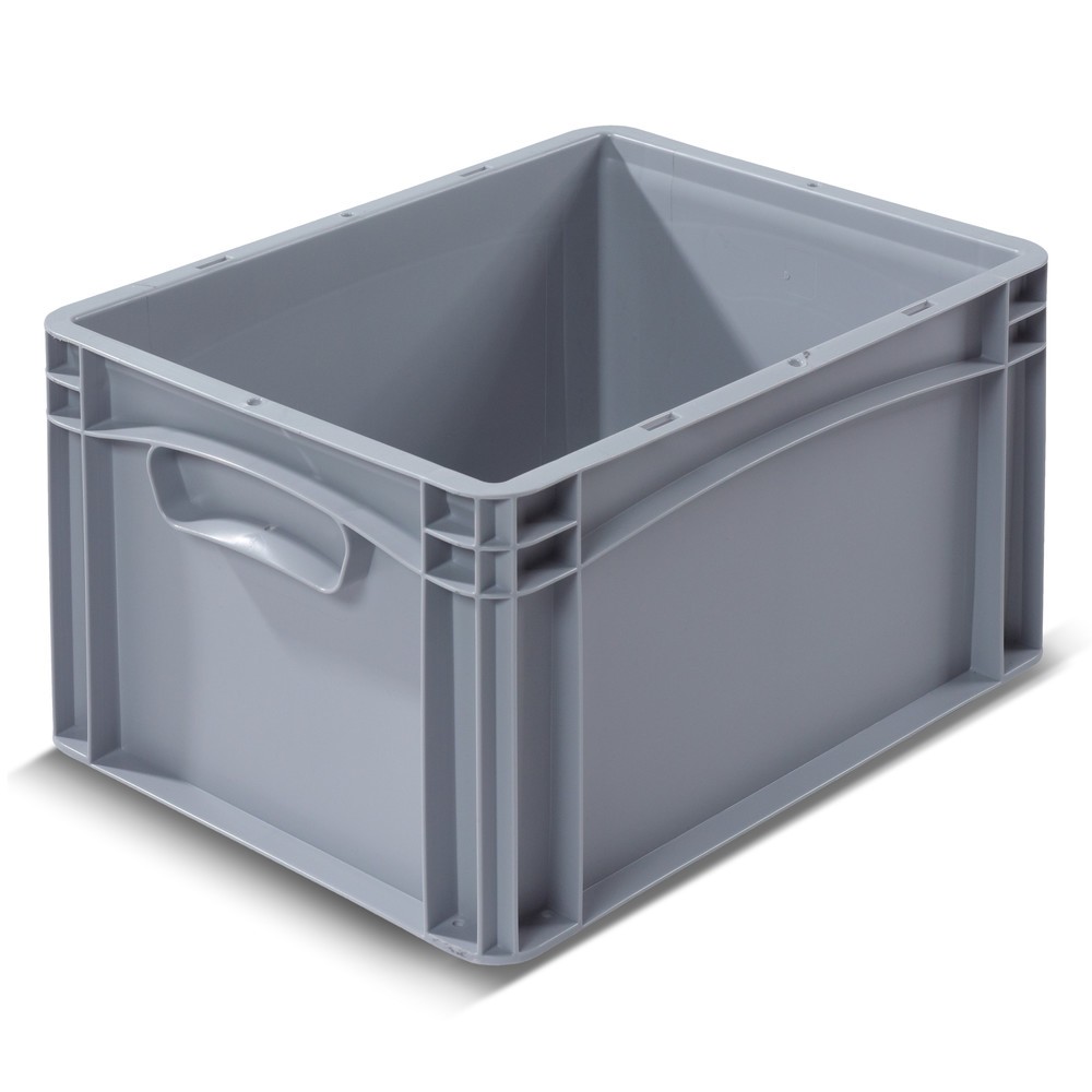 Produktabbildung: Alpha Eurobox aus PP mit geschlossenen Wänden, 20,8 Liter, HxBxT 220 x 400 x 300 mm