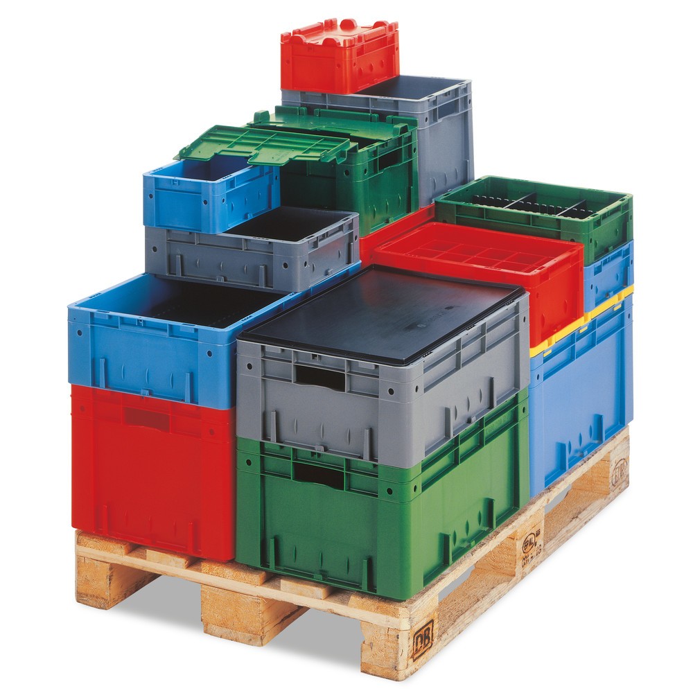 Produktabbildung Nr. 2: Euro-Stapelbehälter für schwere Lasten, 4,1 Liter, rot