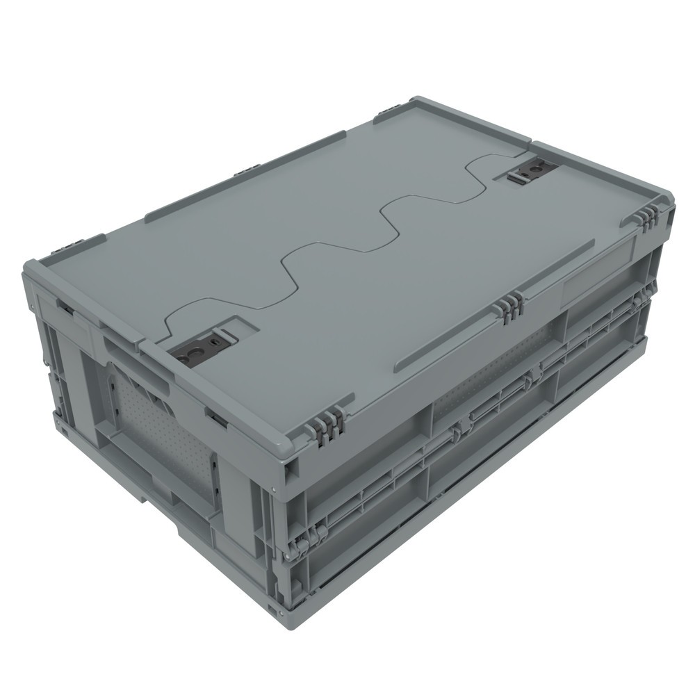 Produktabbildung Nr. 3: Euronorm-Eurobox Premium, mit Scharnierdeckel, 42 Liter, grau