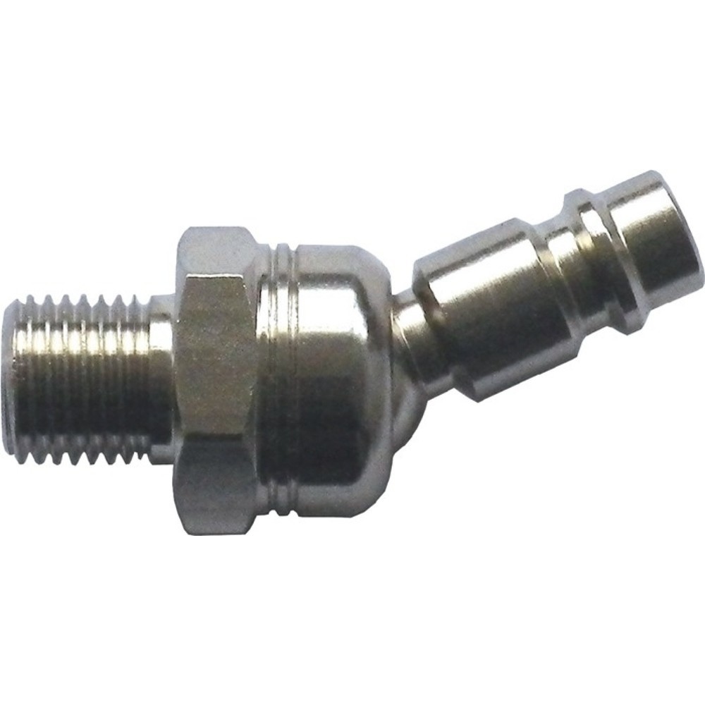 Produktabbildung: EWO Drehgelenkstecker, Aussengewinde G 1/4 ″, Stahl vernickelt Stecker DN 7,2, Innengewinde -
