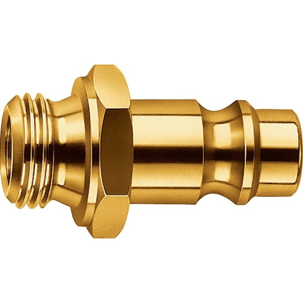 Produktabbildung: EWO Stecknippel, Aussengewinde G 3/8 ″, Messing Stecker DN 7,2