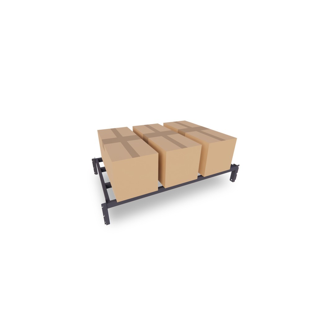 Produktabbildung Nr. 2: Fachboden für ManOrga Fachbodenregal, mit Stahlrohr-Fachböden, FL 500 kg, BxT 1.010 x 500 mm