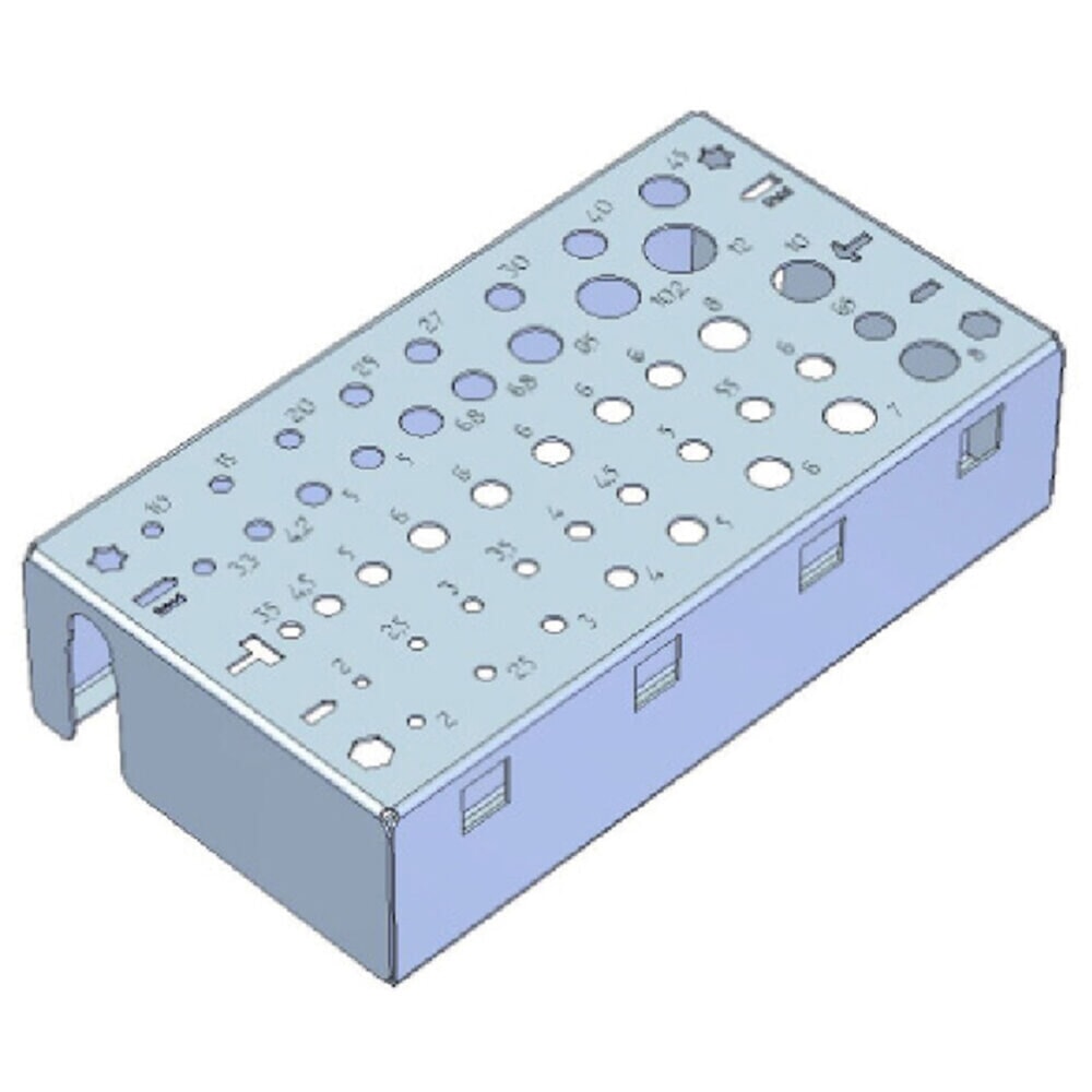 Produktabbildung Nr. 3: Fami Bohrerhalter aus Edelstahl, HxBxT 39 x 155 x 84 mm