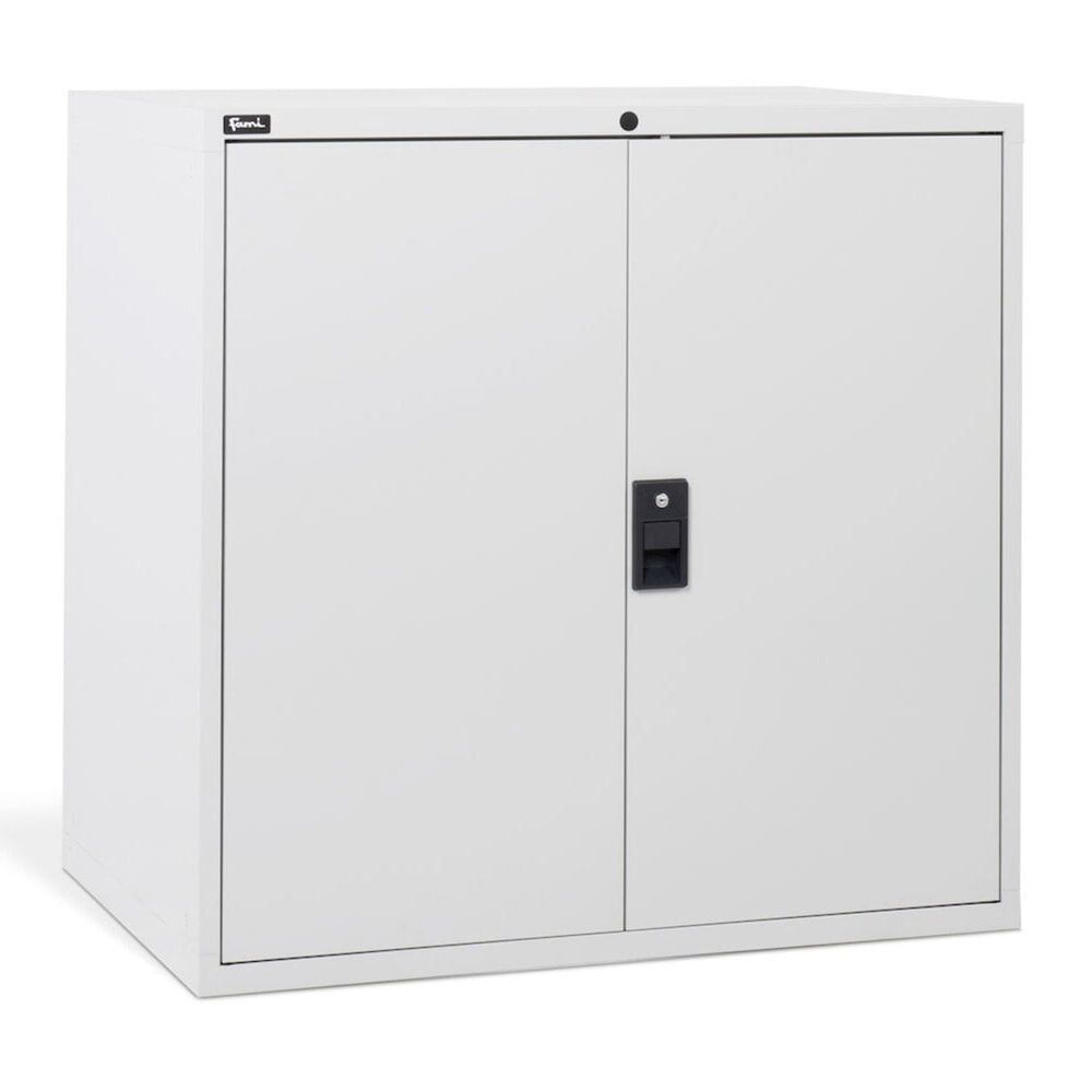 N° de l'image du produit 3 : Fami MASTER Armoire avec portes battantes, HxlxP 1 000 x 1 020 x 726 mm, gris clair