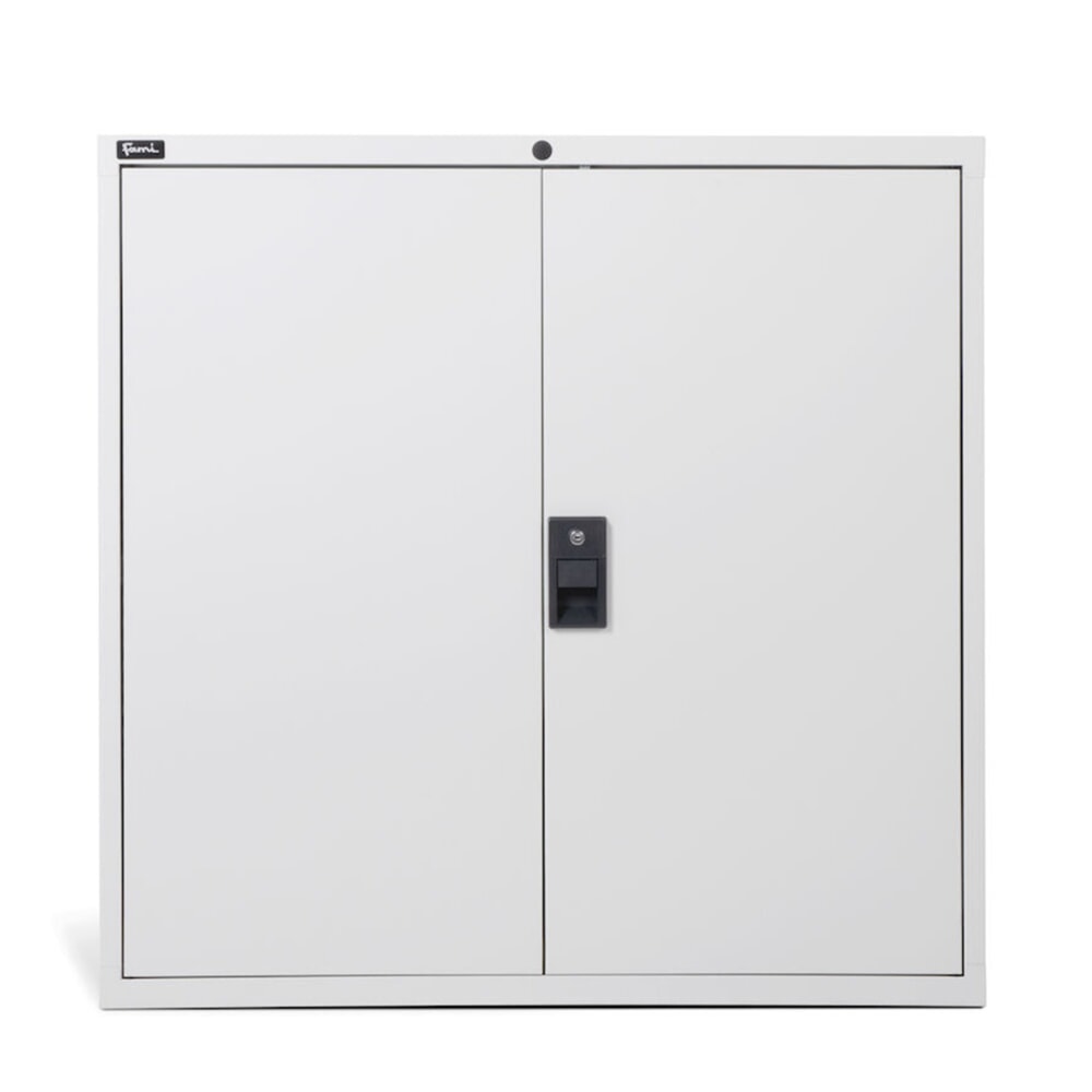 N° de l'image du produit 4 : Fami MASTER Armoire avec portes battantes, HxlxP 1 000 x 1 020 x 726 mm, gris clair